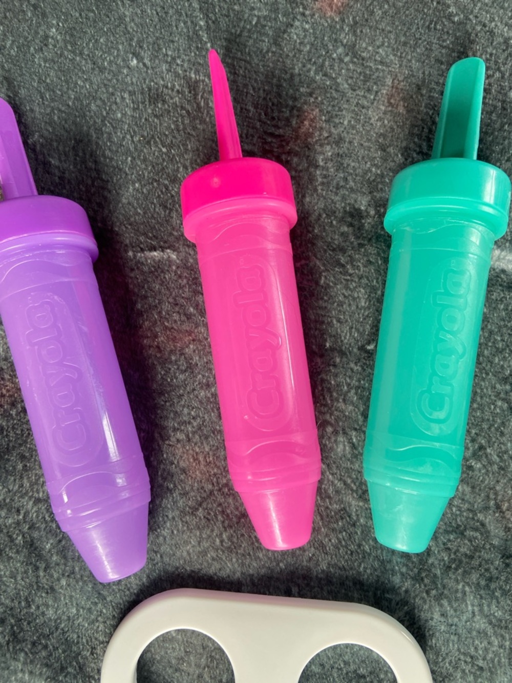 Crayola Ice Pop Making Set - Purple, Pink, Teal with White Holder